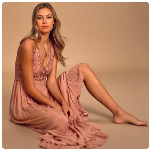 Free People ADELLA MAXI SLIP DRESS - Picture 3 of 13